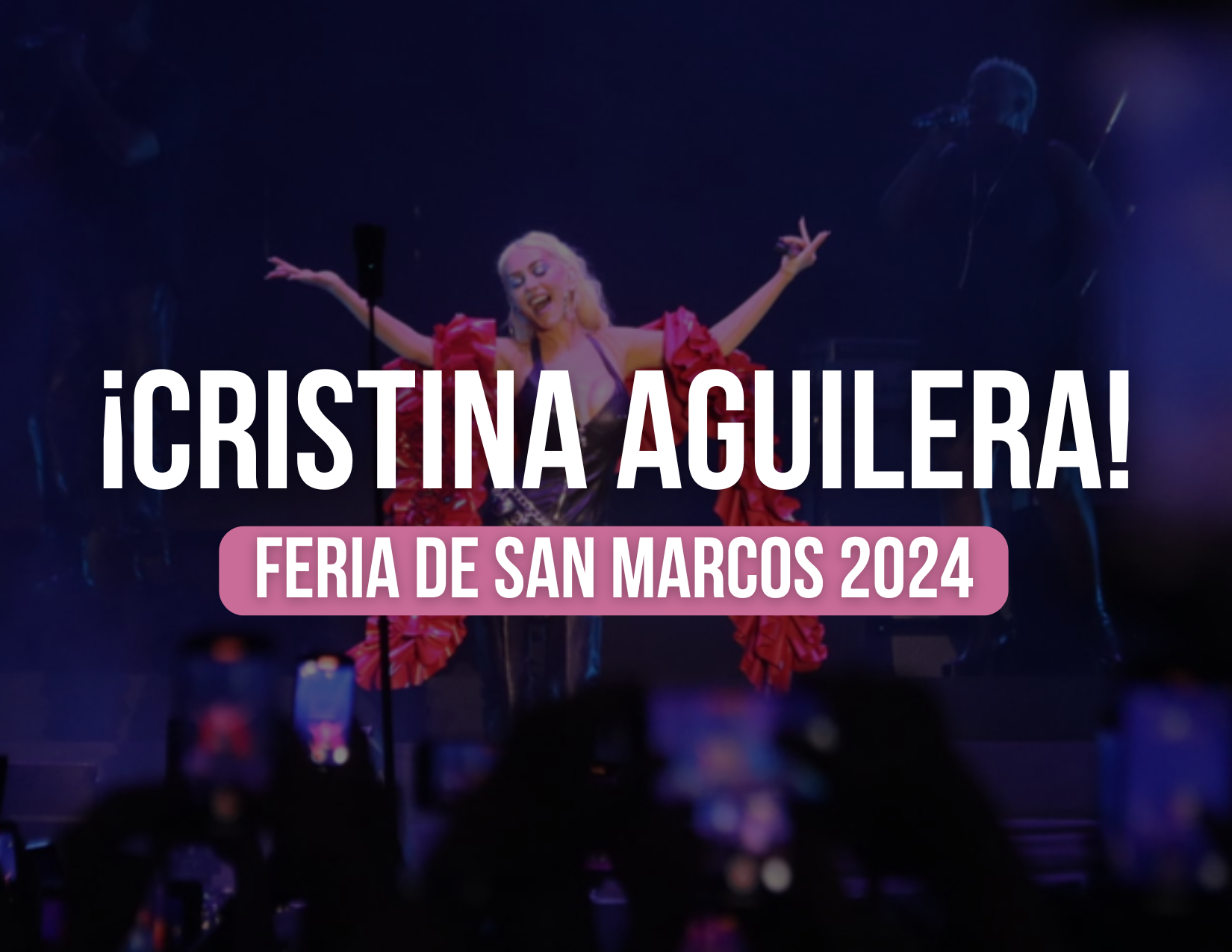 El Foro de las Estrellas de la FNSM2024 se rinde ante el talento y carisma de Cristina Aguilera.